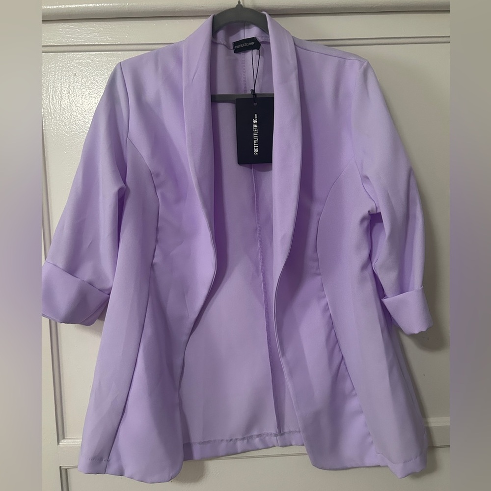 NWT. Size 14/XL (Size 18, UK sizing) Lilac Blazer
